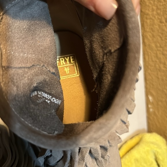 Frye Fringe Dark Grey Booties. Size 8.5 B - Picture 12 of 12